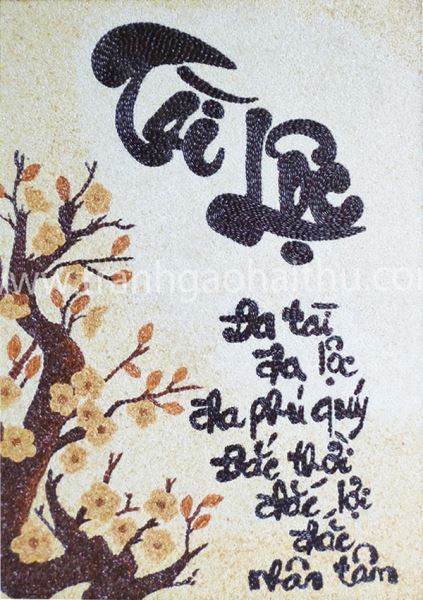 Thư pháp Tài - Lộc