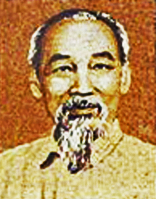 Tranh gạo Chân dung Bác